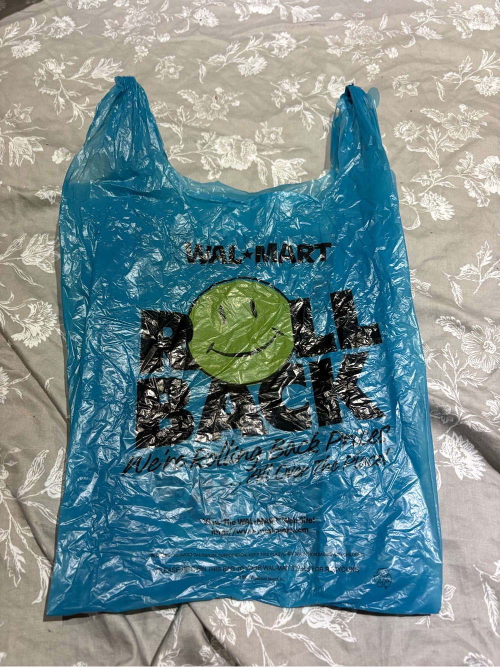 Vintage 1997 Walmart shopping bag pristine!